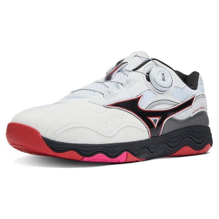 Mizuno Wave Medal Round Toe Shock Absorbing Non-Slip Low-Top Training Shoes Unisex Sneaker White 81GA241201
