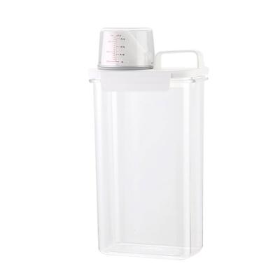 Transparent Color Easy Access Cereal Container For Clean And Tidy Kitchen Cereal Dispenser Box