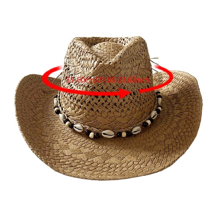 Handwoven Straw Hat Sun Protective Caps for Adult Unisex Breathable Vacation Straw Hat Photoshoots Hat for Music Festival