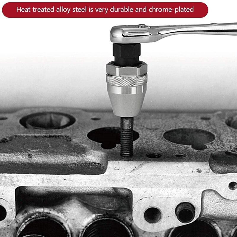 Broken Bolt Remover High Performance Bolt Extractor Damaged Stripped Stud 6-12mm Extractor Broken Bolt Remover Screw Tool