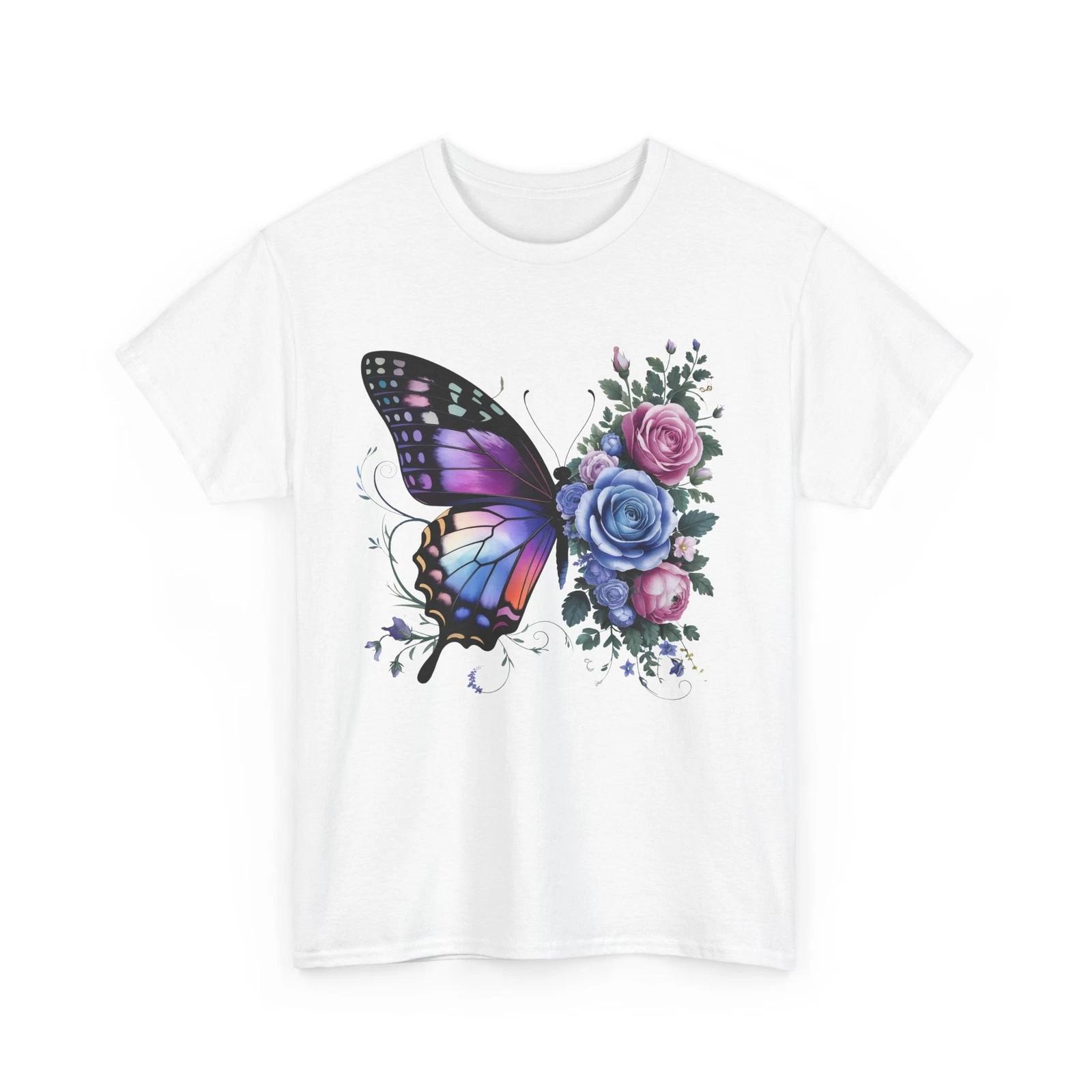 Butterfly Print T-Shirt for Women and Men | Trendy Stylish Graphic Tee Design 3XL