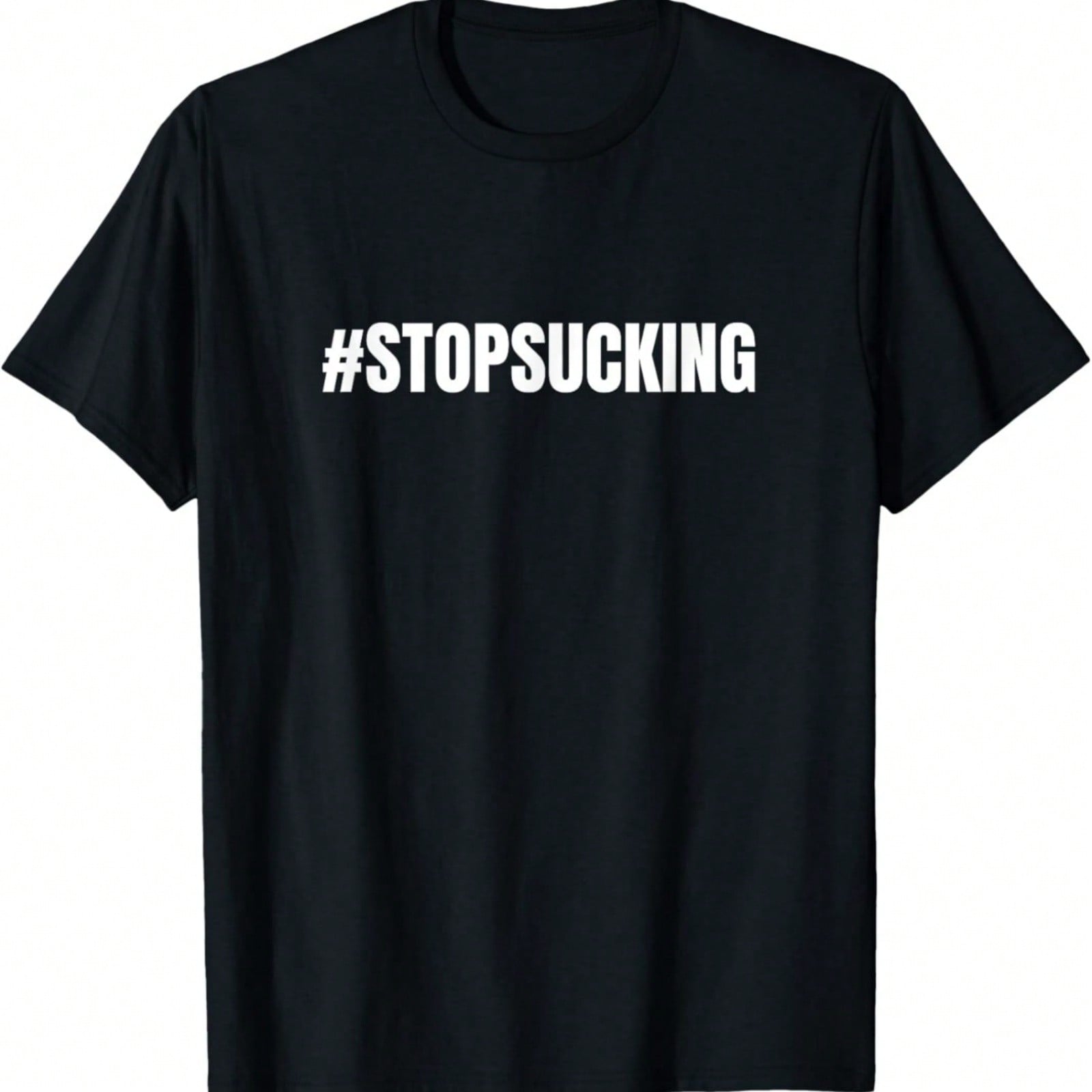Stop Sucking On Plastic Straws #StopSucking T-Shirt S разноцветный