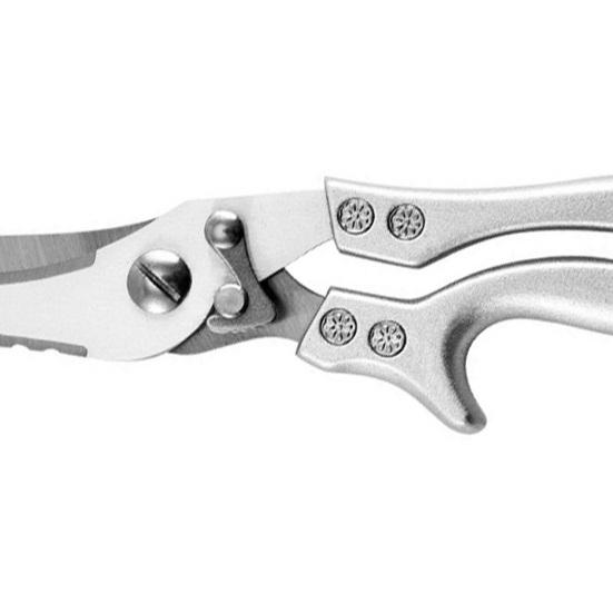 Heavy Duty Kitchen Scissors Poultry Scissors with Safety Lock Food Prep Scissors for Cutting Bones Scraping Fish Scales Cracking Nuts