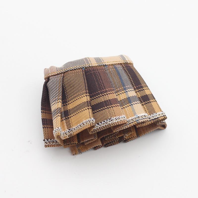 Zestaw ubranek dla lalek Labubu dla lalek V1/V2 Makaronowa plisowana spódniczka JK z aparatem i butami