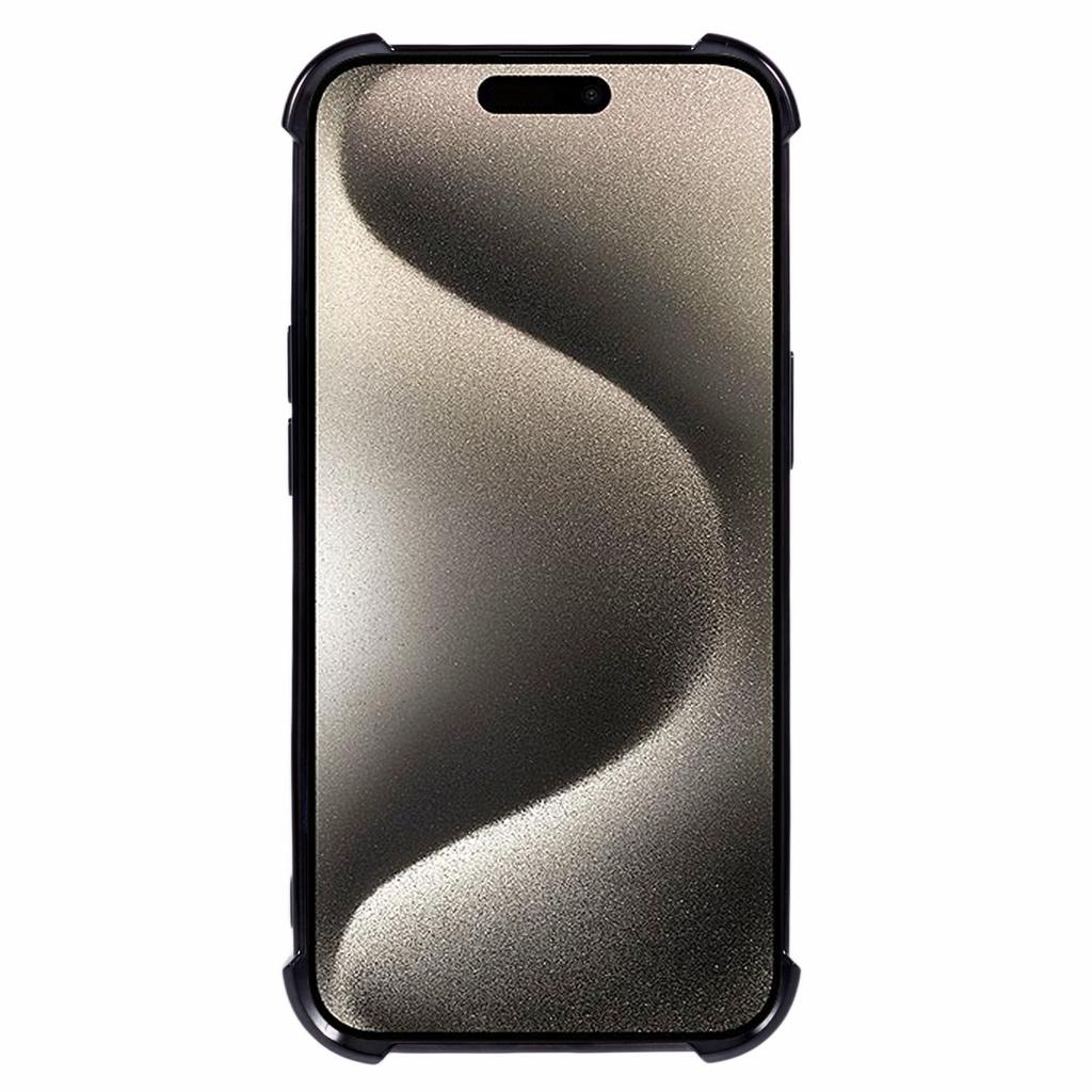 For iPhone 15 Plus Case Glitter TPU Phone Cover Reinforced Corners
