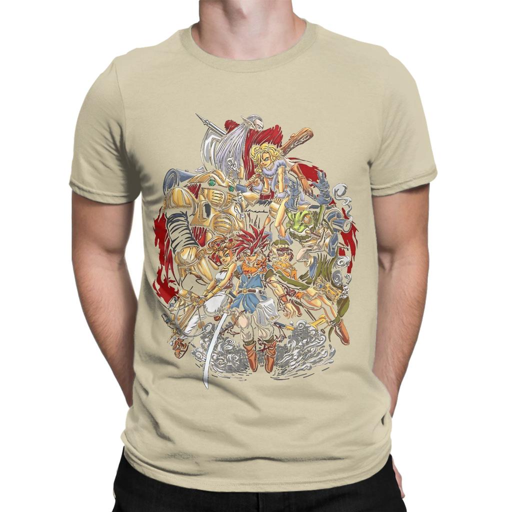 Chronos Triggers Colorful Graphic 100 Cotton TShirt Chrono Trigger Tees Tops For Unisex