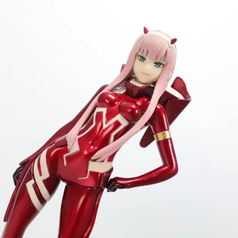 Darling In The Franxx Anime Figure Zero Two 24cm Action Figurine Cartoon Statue Collection Toys Desk Decoration Dolls Gifts