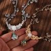 Forehead Crystal Rhinestone Hairband Fairy Hanfu Headdress  Hair Accessories