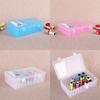 Sewing Thread Box 42 Spools Large Capacity Plastic Storage Empty Embroidery Cross-stitch Dust-proof Container Accessories