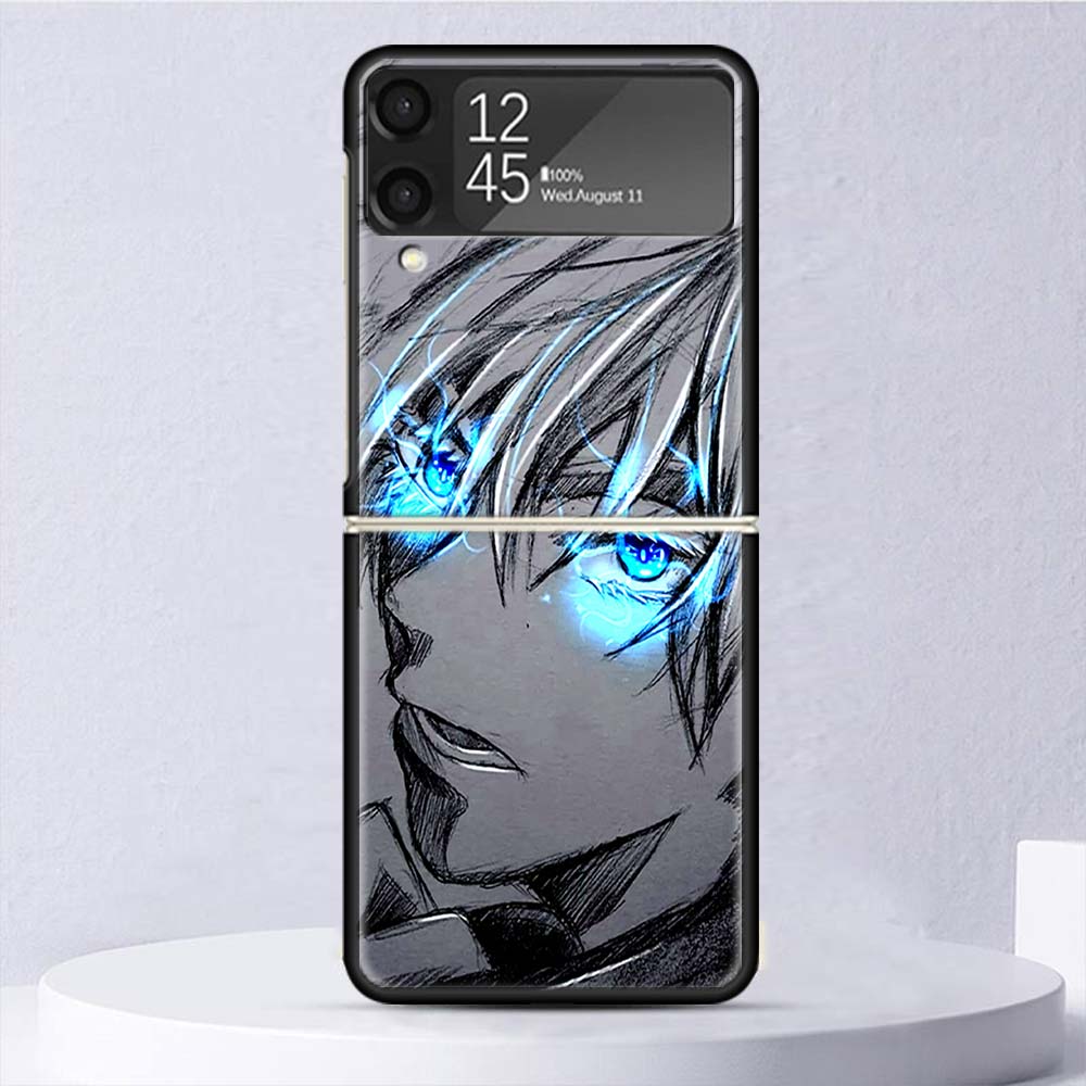 Tokyo Anime Revengers Shockproof Hard Case For Samsung Galaxy Z Flip 4 3 5G Phone Cover Z Flip3 Flip4 Black Fundas Matte Shell C