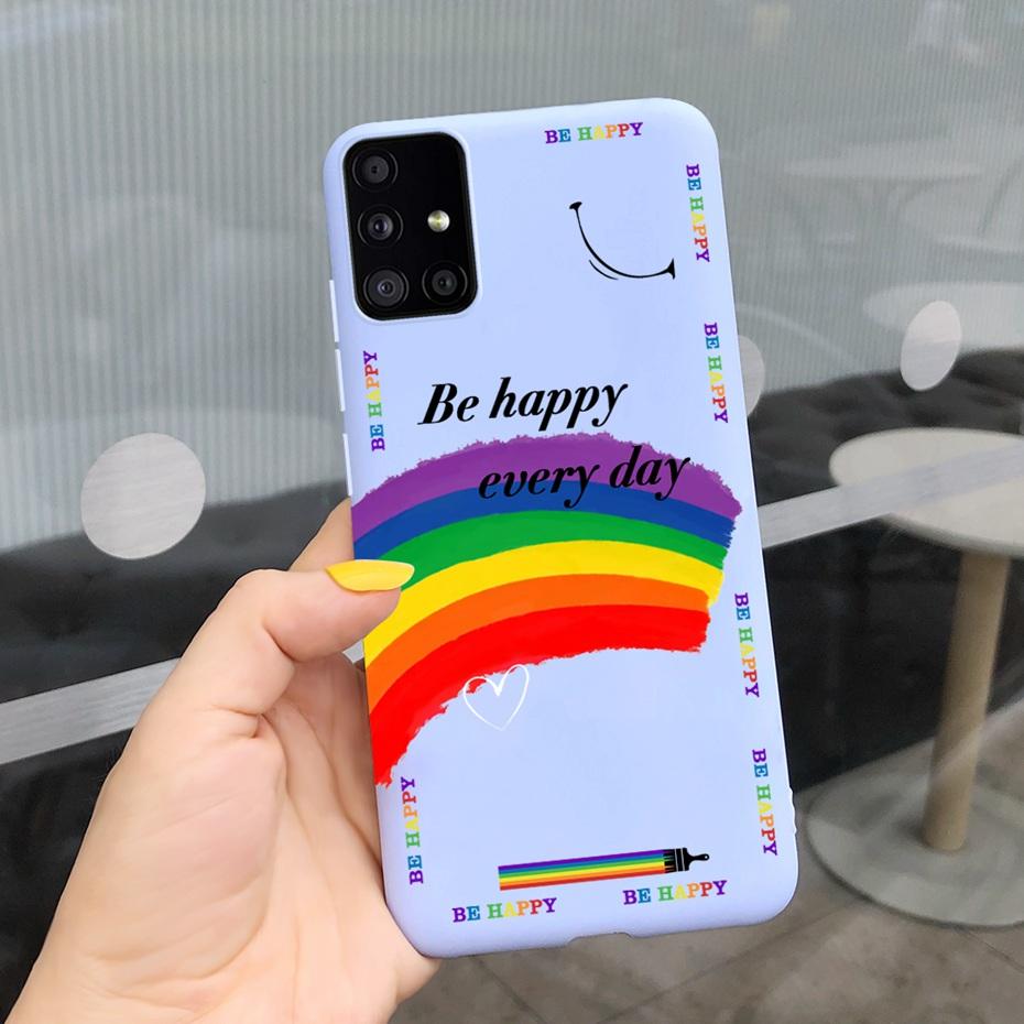 For Samsung Galaxy A51 5G SM-A516B Lovely Printing Jelly Phone Case Soft Silicone TPU Back Cover For Samsung A51 5G UW SM-A516V