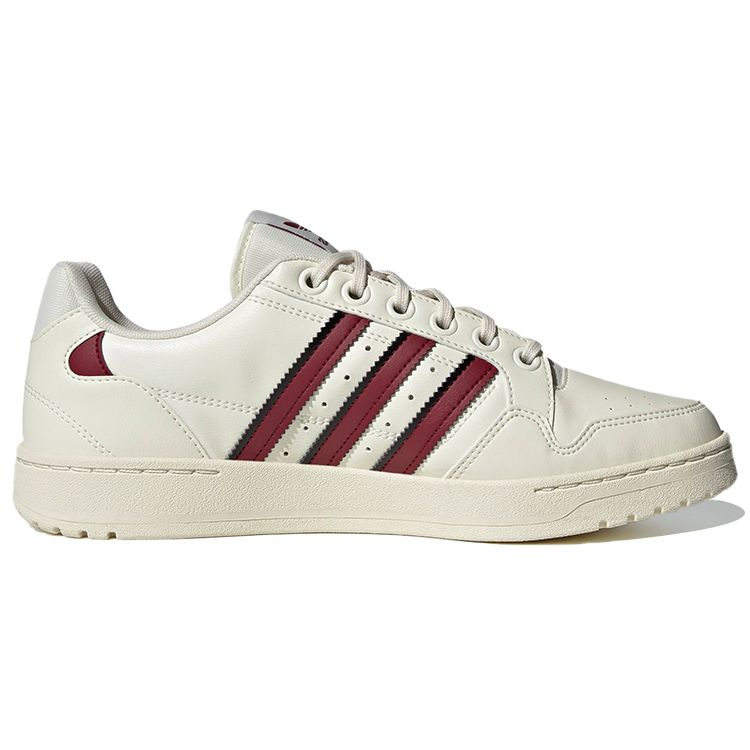 Adidas Originals Ny 90 Fabric Synthetic Leather Breathable Durable Comfortable Low-Top Sneakers Unisex Sneakers Light-Red H04429