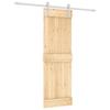 VidaXL Porte coulissante et kit de quincaillerie 70x210 cm pin massif, porte intérieure, porte de grange intérieure 3203026