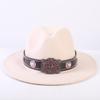 Popular European and American Classic Simple Flat-brimmed Top Hat Men's and Women's Fashionable and Elegant Versatile Jazz Hat Top Hat