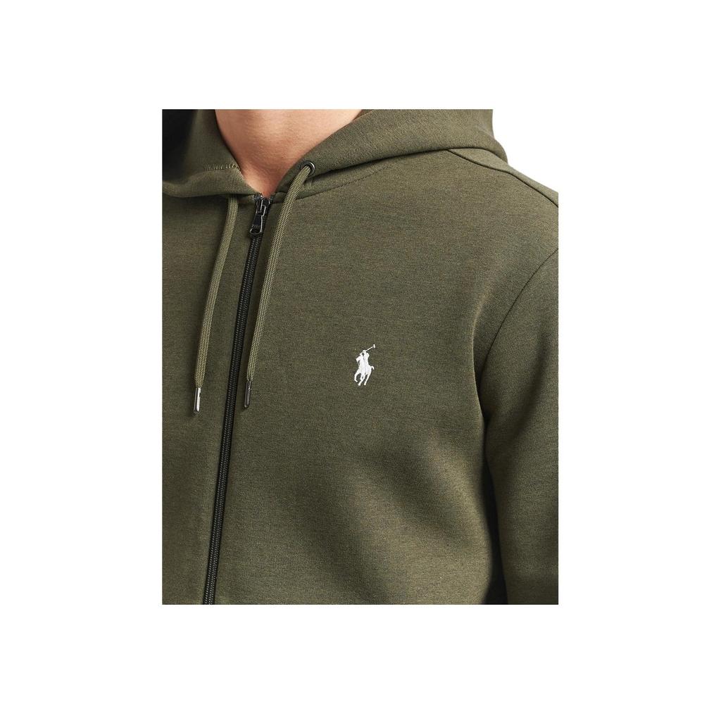 Polo Ralph Lauren Logo Embroidered Hooded Zip-Up Long Sleeve Sweatshirt Men Sweatshirt Green 710881517-051