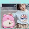 Bear Backpack Cartoon Kidss Hard Shell Schoolbag Fashionable Versatile Backpack