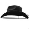 Western Cowboy Hat, Size Fits Most Fancy Dress Props up Cowgirl Wide Brim for Party Women Role