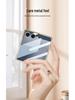 Samsung ZFlip7 Case: New Magnetic Wireless Charging, Transparent Rotating Bracket, GKK Compatible.