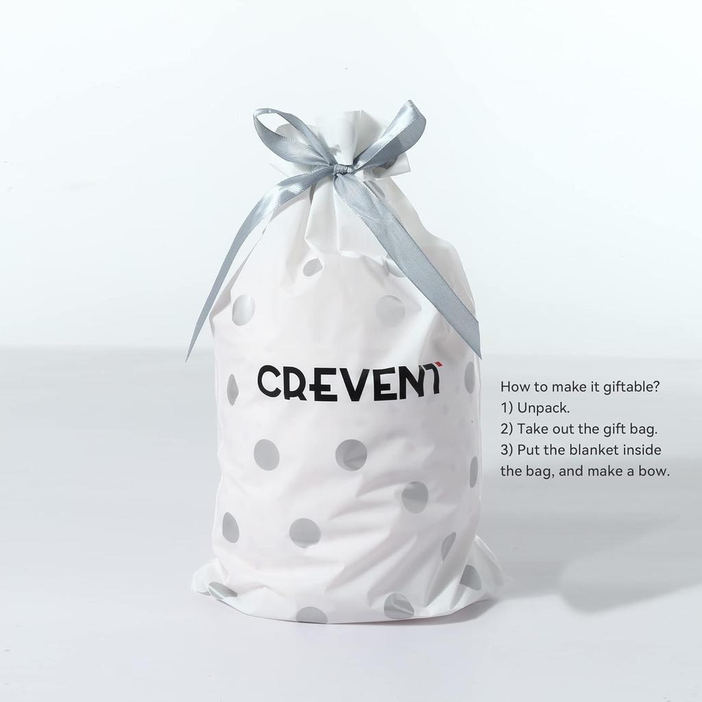 CREVENT Tag Security Blankets for Babies, Soft Small Taggie for Boys Girls, Baby Comforter Sensory Blanket, Great Gifts for Birthday Baby Shower