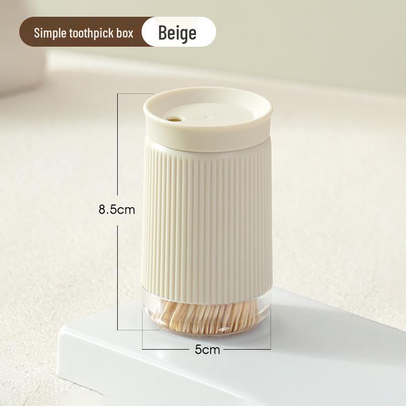Elegant Toothpick & Swab Holder: High-End, Creative Storage for Toothpicks, Floss, and Cotton Swabs