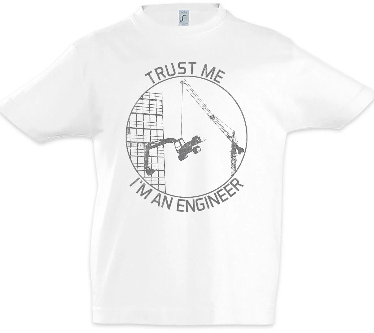 Trust Me, I m An Engineer Boys T-Shirt Math Mathematician Engineer Fun Nerd- 160