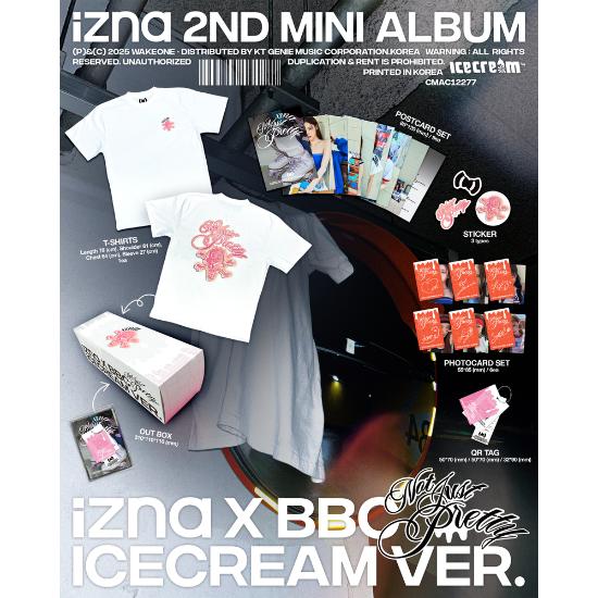 izna X BBC ICECREAM Ver Limited Edition izna 2nd Mini Album Not Just Pretty