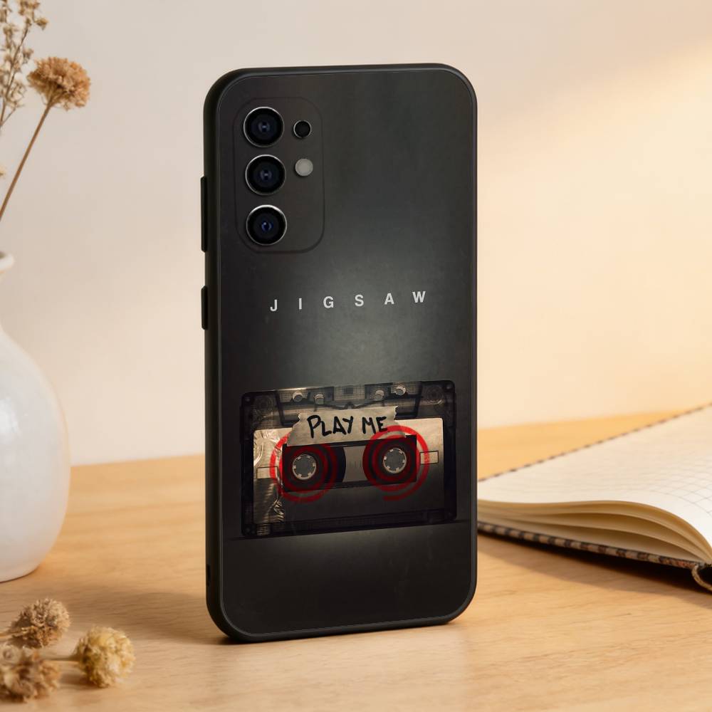 S-Saw J-Jigsaw Phone Case Black Silicone Soft For Samsung S25,S24,S21,S22,S23,S30,Ultra,S20,Plus,Fe,Lite Samsung S105G