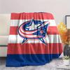 New York Rangers4 Flannel Blanket, High Quality Comfortable for All Seasons, Home Decor, Warmth and Comfort