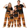 Family Matching Halloween Print Pajama Set Short Sleeve Top and Pants for Parents and Kids