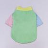 Pet Cat Multi-color Short-sleeved T-shirt with Dog Character Print for Stylish Outfit To Prevent Hair Loss