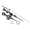 3Pcs=1Set Stitch Silent Movement Quartz Clock Movement Mechanism Repair