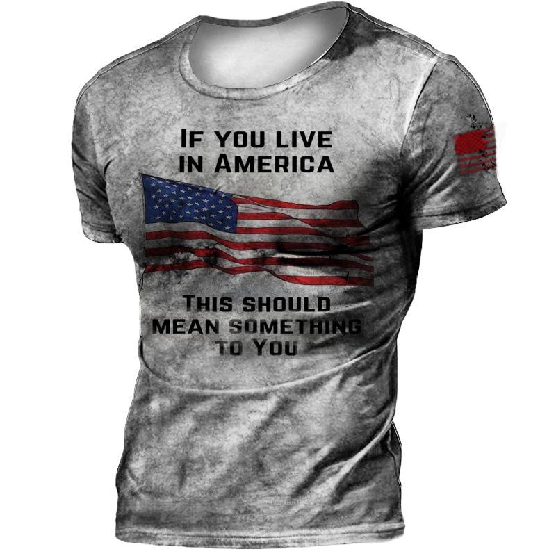 Vintage Motorcycle T Shirt For Men 3d Print Mobil Short Sleeve T-shirts Retro Men's Racing T-shirt Oversized Biker Tees Tops 66