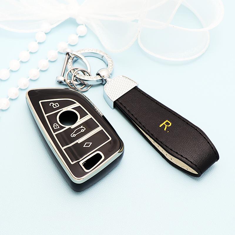 Tpu Shell For Bmw F30 G20 G30 G01 F15 F16 G02 G05 F34 1 2 3 4 5 6 7 Series X1 X3 X4 X5 X6 X7 F10 F20 Bag Car Key Case Keychain