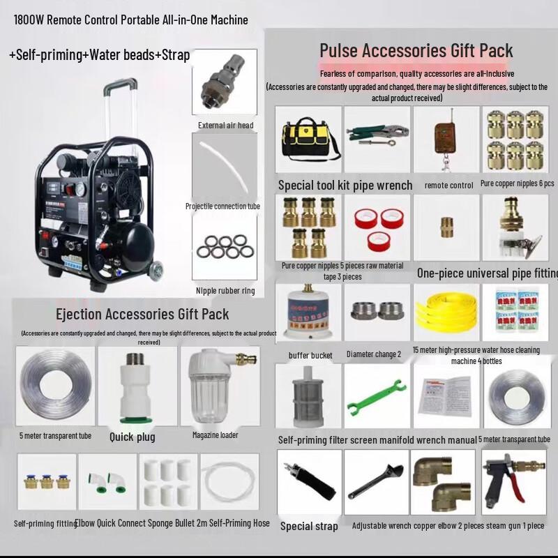 Xinshenghua Pulse Jet Pipe & Floor Heating Cleaner CN plug (adapter included)