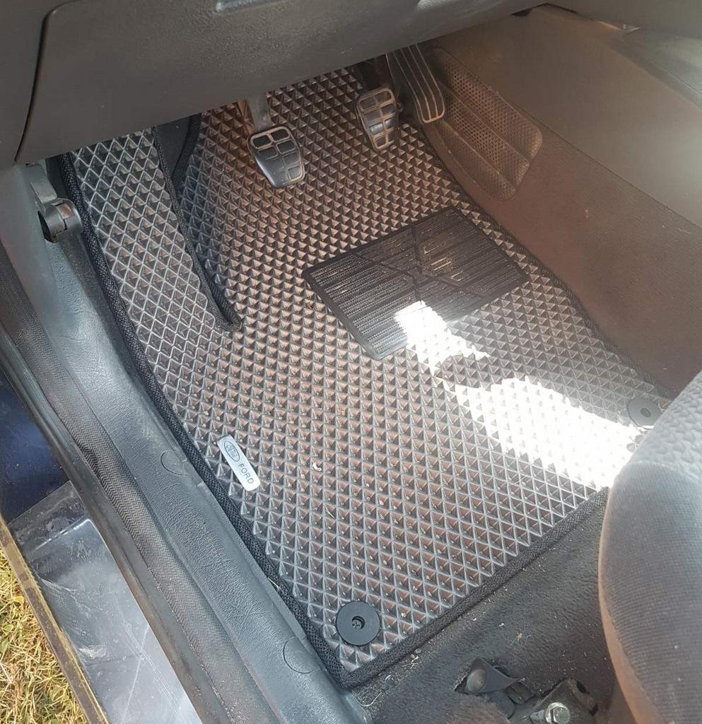 EVA Mats (2 Rows, Black) for Ford Galaxy 1995-2006