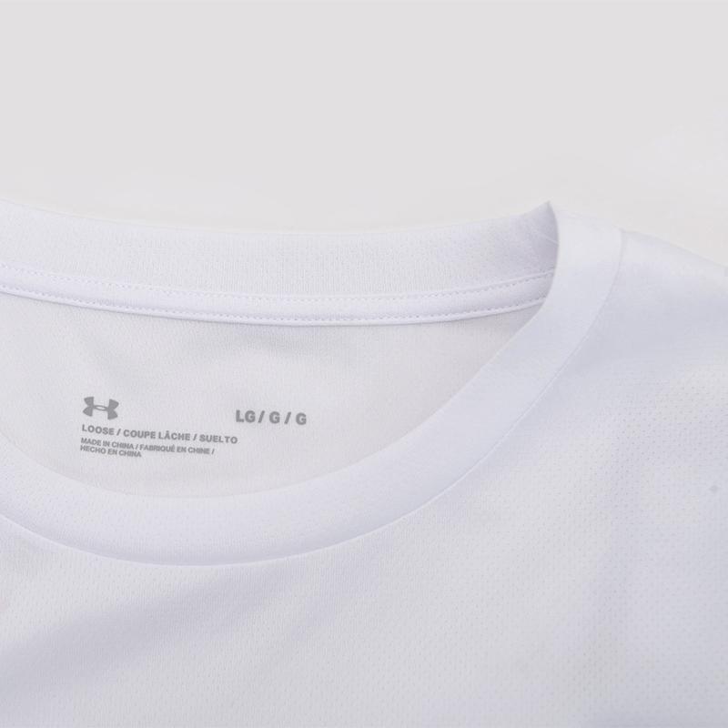 Under Armour Loose Fit Round Neck Pullover Fitness Training Short Sleeve T-Shirt Unisex Tops White 25500512-100