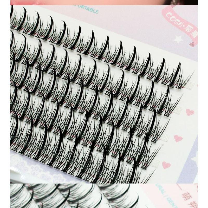 LuxeFlutter - Cat Eye Cluster False Eyelashes