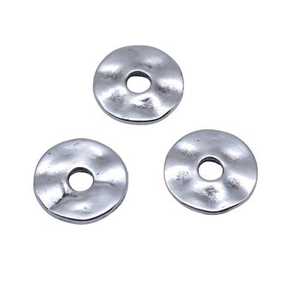 Piezas de Accesorios Cuentas Espaciadoras de Agujero Pequeño Suministros de Joyería Vintage QA045