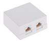 Subscriber Socket Comp.x2 CAT.6