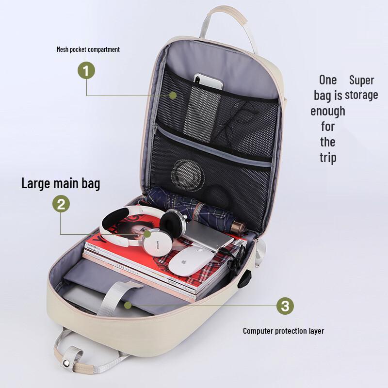 BRINCH Business Travel Laptop Backpack