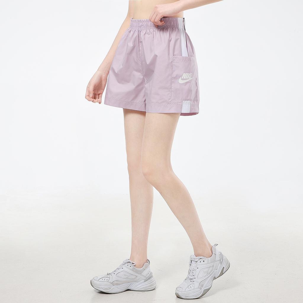 Nike Casual Shorts Women's Light Purple Thin CJ1689-576