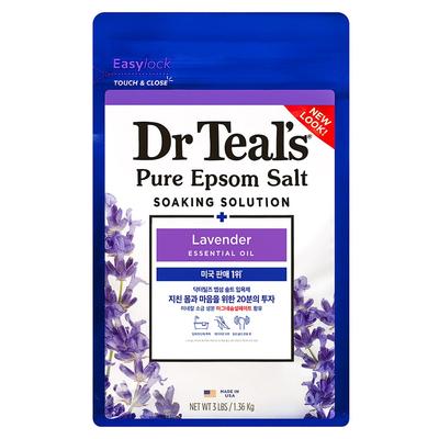 Dr. Sel de bain pur au sel d'Epsom de Till, lavande, 1,36 kg, 1 pièce