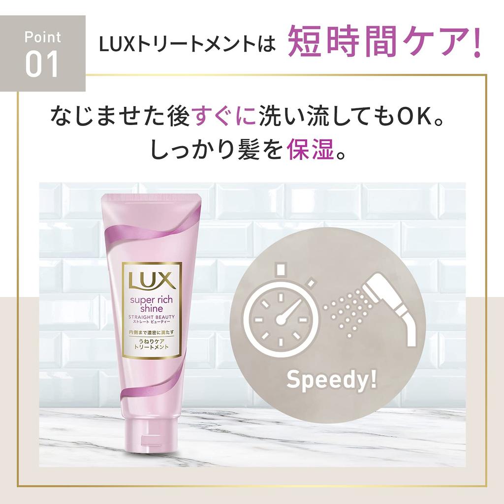 LUX Super Rich Shine Straight Beauty Frizz Care Treatment