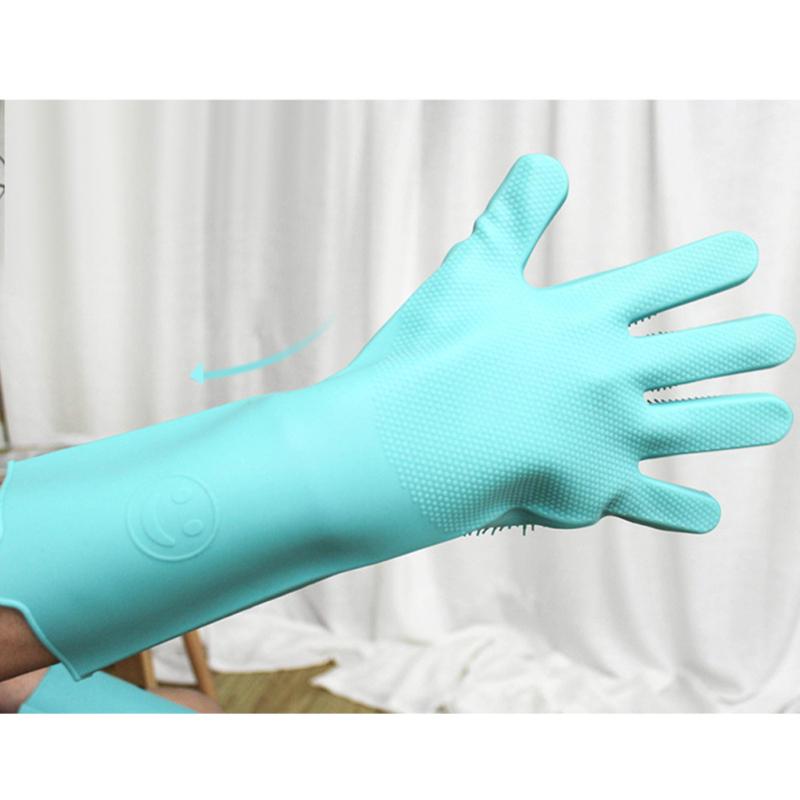 Pet Bathing Bruch Grooming Gloves Heat Resistant Silicone Hair Removal Tools for Cats Dogs