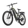 BURCHDA B27 1500W elcykel med 27,5 x 2,8 tum breda däck, 48V 20Ah batteri, 9 växlar, elektrisk mountainbike, elektrisk stadscykel för vuxna