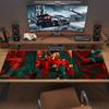 C.Ronaldo Farbe Mauspads Großes Gaming Tischkissen Rutschfest Laptop Tablet Großes Mauspads XXL Matte Mini PC Spielmatte Mit Verriegeltem Rand