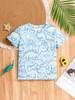 Dinosaur Children's Clothing Short Sleeve Kids Clothes Summer Animal Graphic T Shirts Children Top O-Neck Tees Baby Boy Clothes