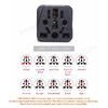 Universal Israe IL Plug Adapter 3 Pin EU Euro AU US UK To Israel Travel Adapter Electric Power Cord Charger Socket Outlet 10A