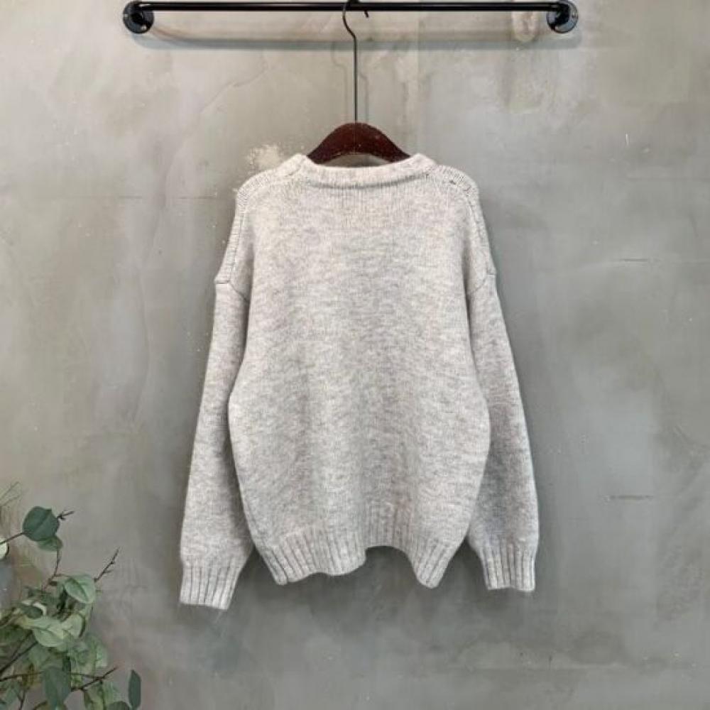 C S In The Room Argyle Pattern Long Sleeve Knit 3 ColorS