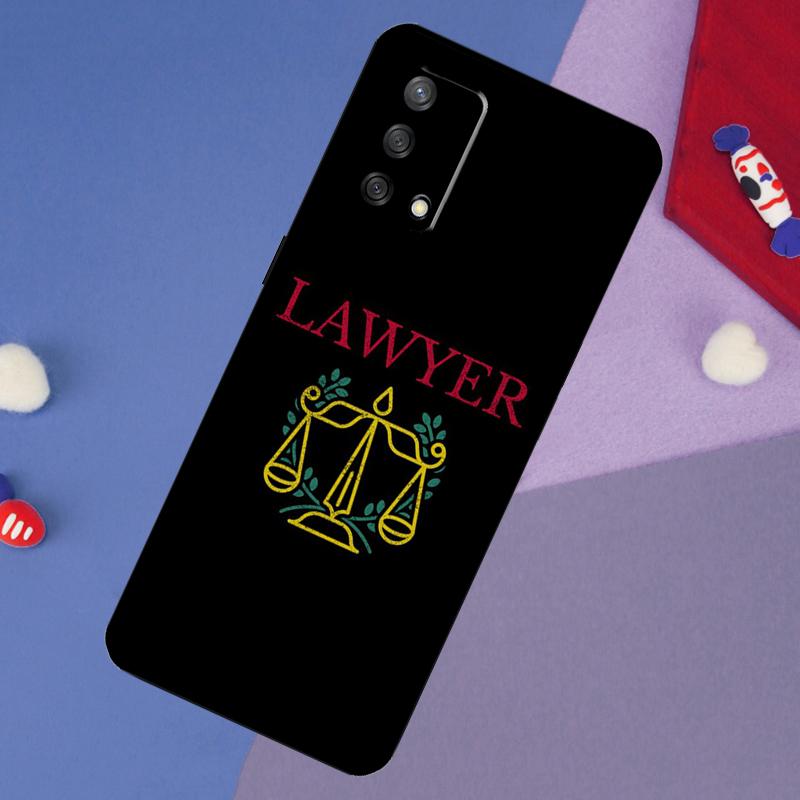 Law Lawyer Judge Justice Case For Oppo A17 A60 A40 A80 A16 A76 A96 A98 A58 A78 A18 A38 A57 A74 A54 A94 A15 A5 A6 Pro